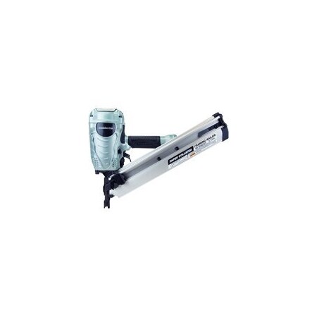 Hitachi Framing Nailer, 3/8 in Air Inlet, 64 Magazine, 0.113 to 0.148 in Dia x 2 to 3-1/2 in L Fastener NR90AES1M